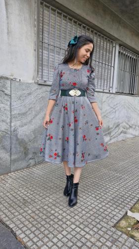 Vestido Sofia Matelasse - Miniatura 2