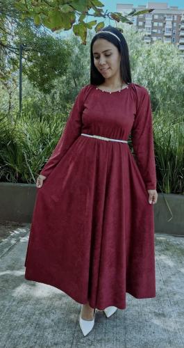 Maxivestidos Gamuza - Miniatura 2