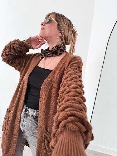 Saco Escamas con Bolsillos