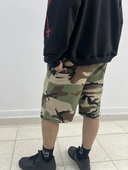 Baggy Bermuda 3 en 1 Camuflada