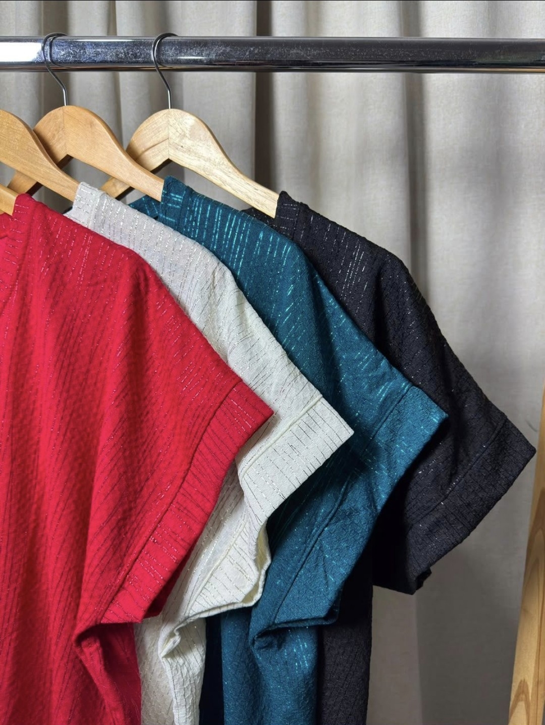 Remera Crep Lurex - Imagen 6