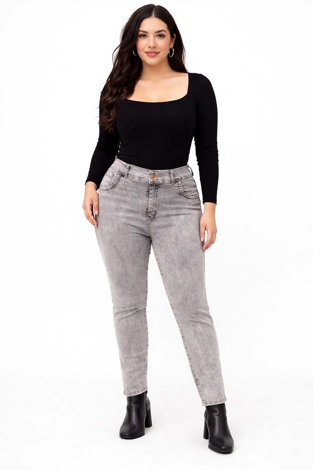 Skinny Jean Grande Mujer Pantalon Denim Ajustado Chupin Dama Especial Mayoristas - Imagen 4