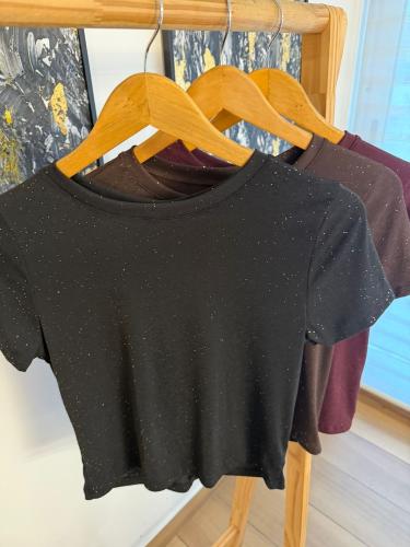 Remera M/c con Brillo Rita