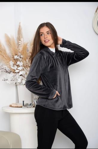 Campera Plush Bifaz de Mujer