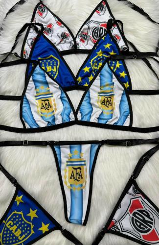 Conjunto Microfibra  Afa Seleccion Argentina , Boca y River - Miniatura 2