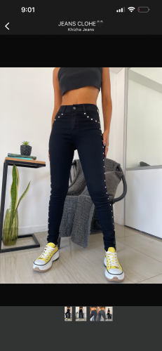 Jean Black Tachas con Tachas - Miniatura 2