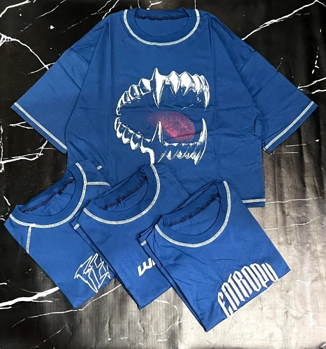 Remera Boxy Fit Bordeado