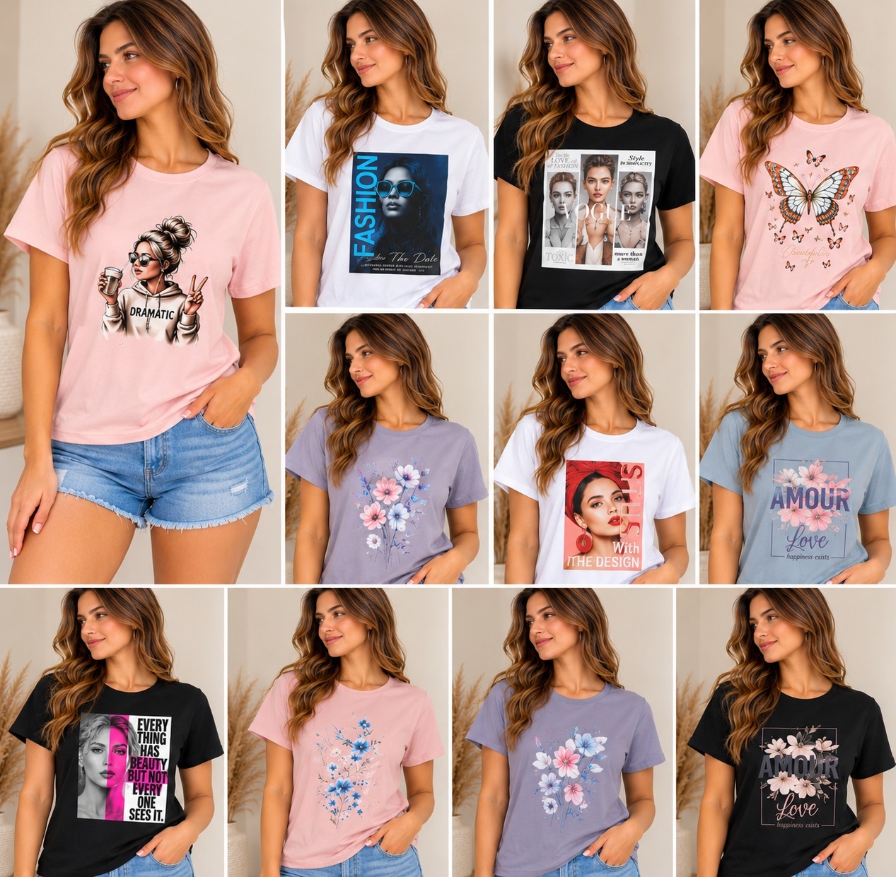 Remeras Estampadas Algodón Peinado ( N ) - Imagen 8