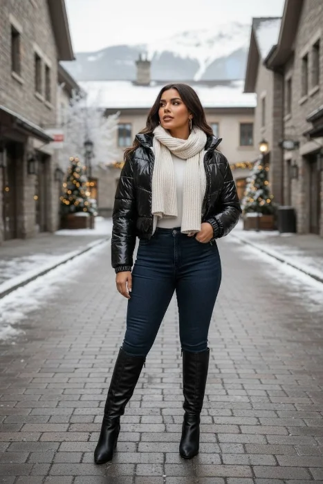 Campera Irina Forrado con Corderito Impermeable