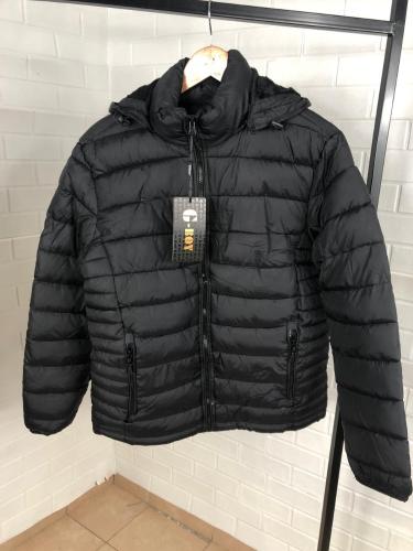 Campera con Piel Hombre Importada