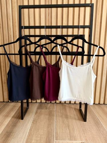 Musculosa Ba By Ribb con Encaje Susan