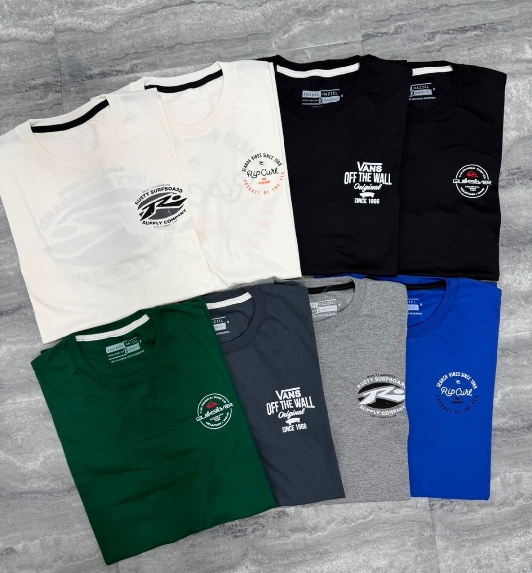Remeras Doble Estampa Algodón Peinado Talles Especiales ( N ) - Imagen 3