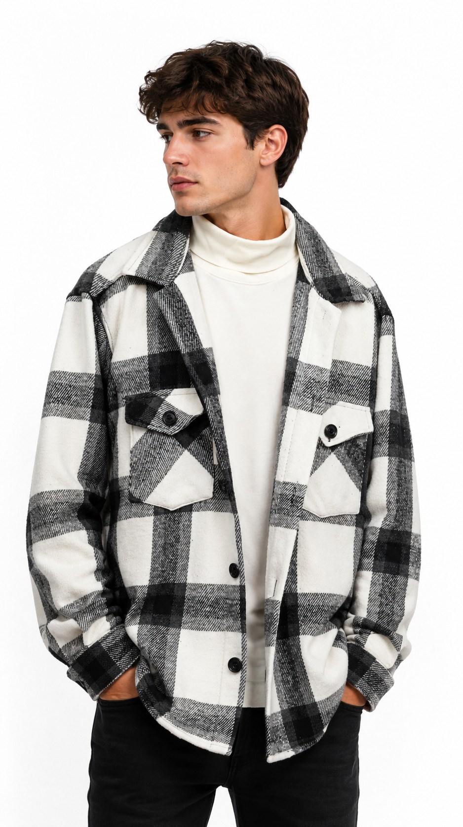 Camisaco Paño Importado - Imagen 2