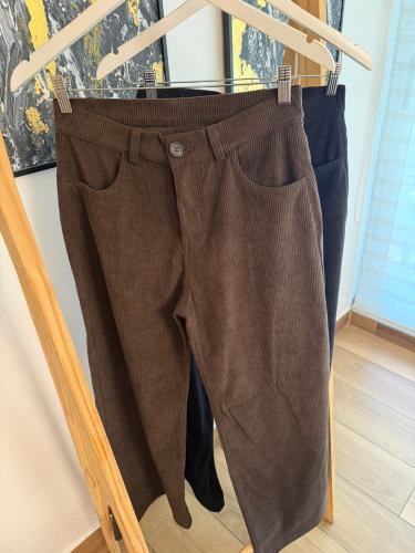 Pantalon Wid Leg de Corderoy Sofitel