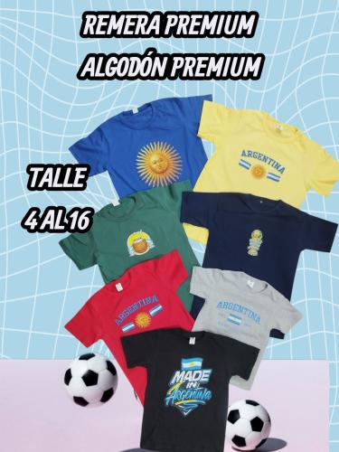 Remeras  Argen Algodon Peinado