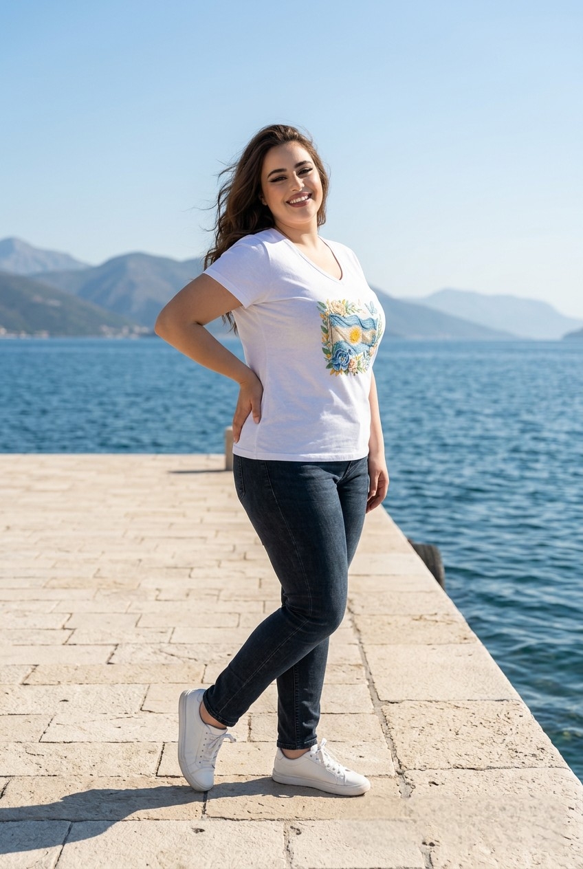 Remeras de Argentina Talle Especial Algodón Peinado Premiun - Imagen 3