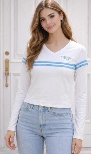 Remera Escote en V