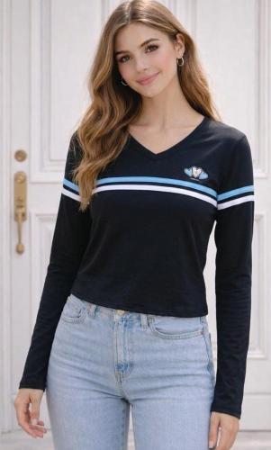 Remera Escote en V - Miniatura 2