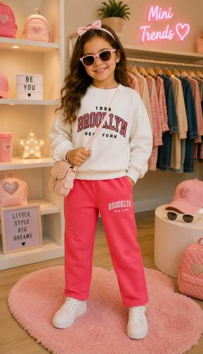 Conjuntos el Sol Estampado en Plastisol Frisa Peinada Premium Pantalón con Bolsillo - Miniatura 3
