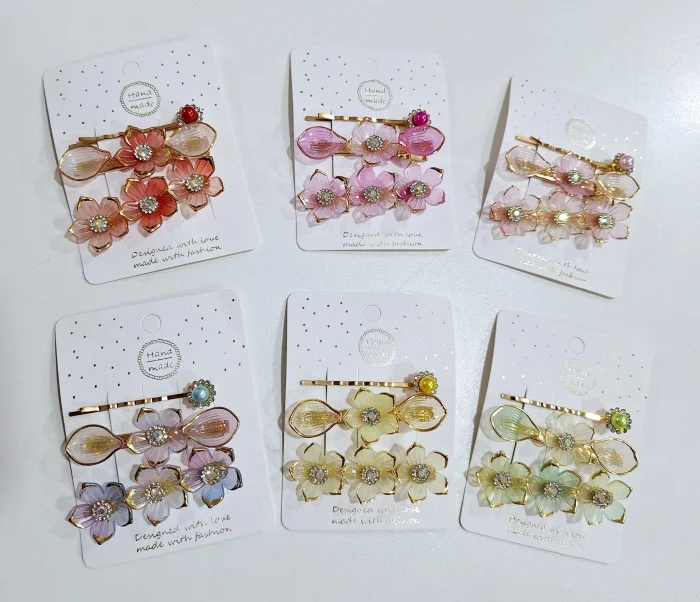 Set Flor Cristal