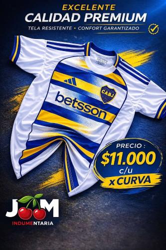 Camiseta Nueva de Boca Suplente