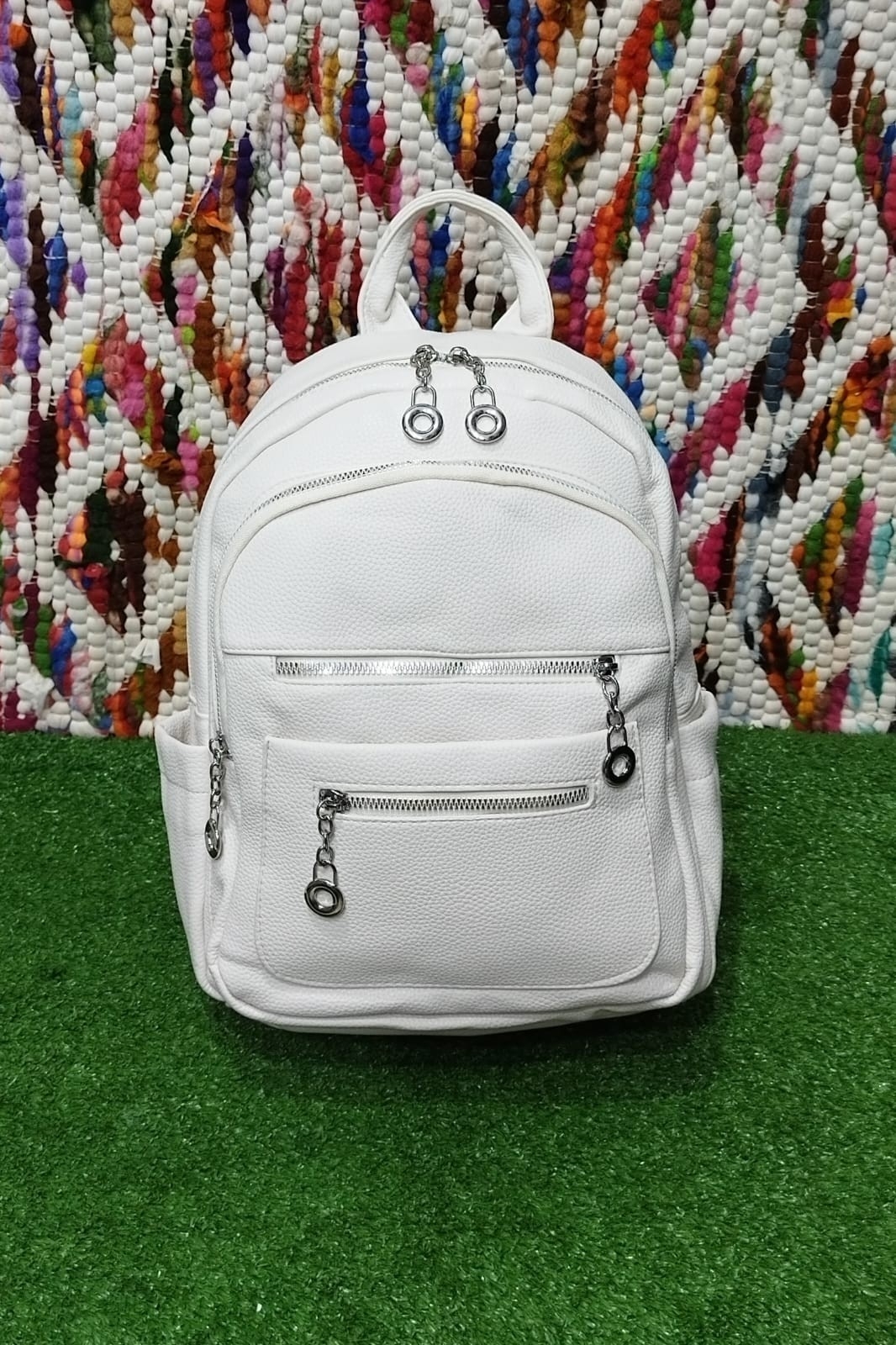 Mochila Cuero Pu* *entra una Carpeta A4*
excelente Calidad. - Imagen 6