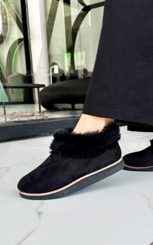 Pantubotas Caña Baja Hornitos Calentitos Peluche Suave Zoe - Miniatura 2