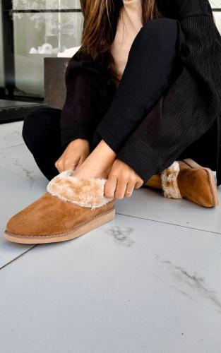 Pantubotas Caña Baja Hornitos Calentitos Peluche Suave Zoe - Miniatura 4