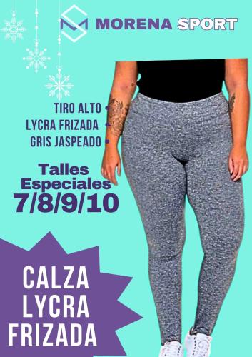 Chupin Lycra Frizado Talle Especial