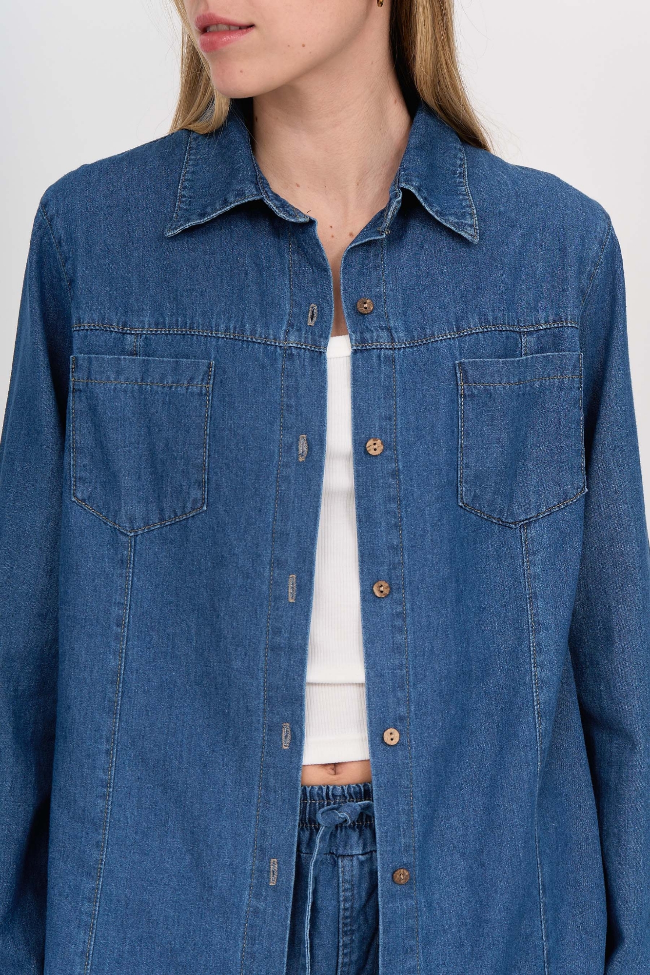 Camisa Clasico Azul - Imagen 3