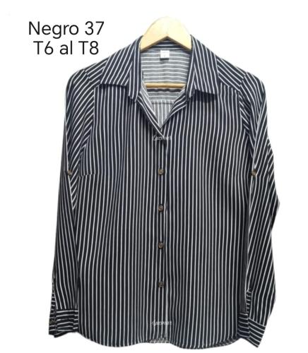 Camisas Manga Larga Rayadas Esp - Miniatura 2