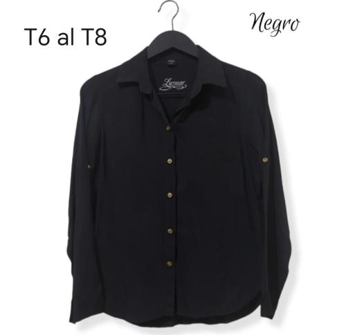 Camisas Manga Larga Lisas Esp - Miniatura 2