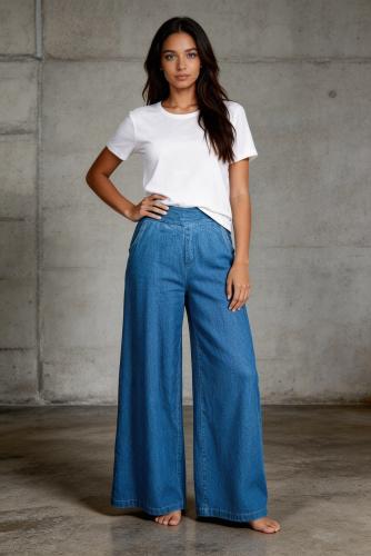 Pantalon Mora Azul Oscuro