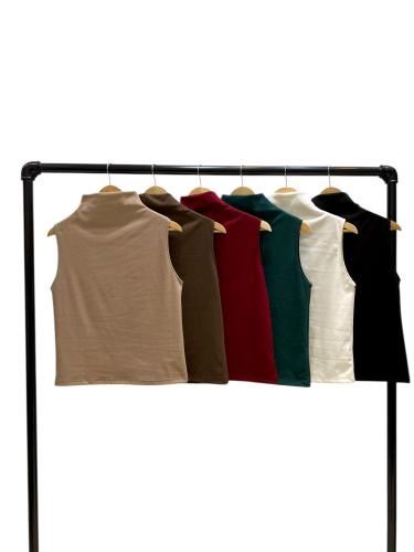 Musculosa con Cuello Chimenea Darlon - Jade - Miniatura 2