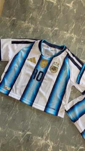 Camiseta con Brillos Strass Argentina Dama