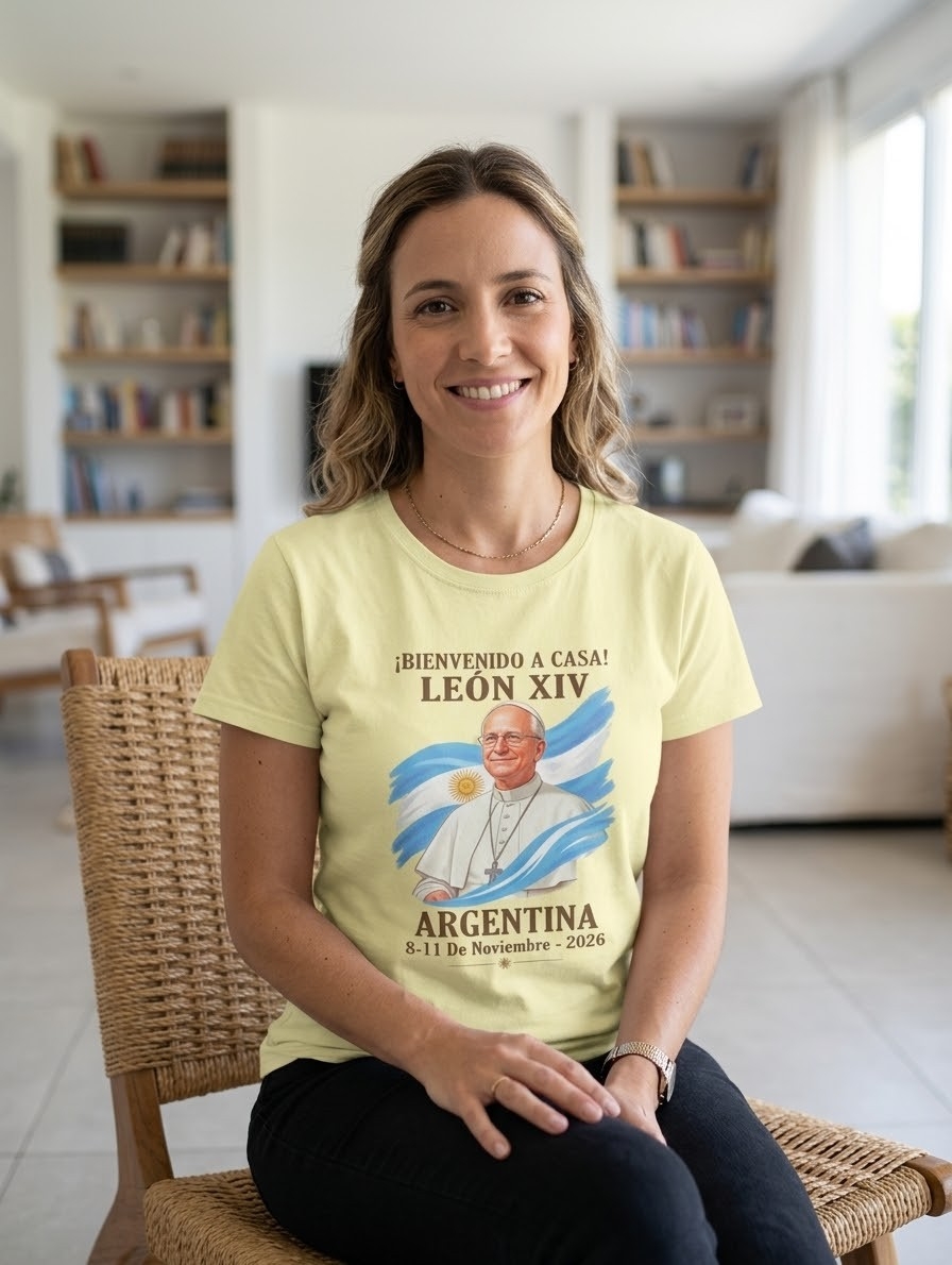 Remeras del Papa León - Imagen 2
