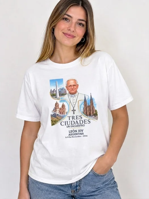 Remeras del Papa León