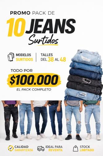 Pack Jeans Hombre Surtidos