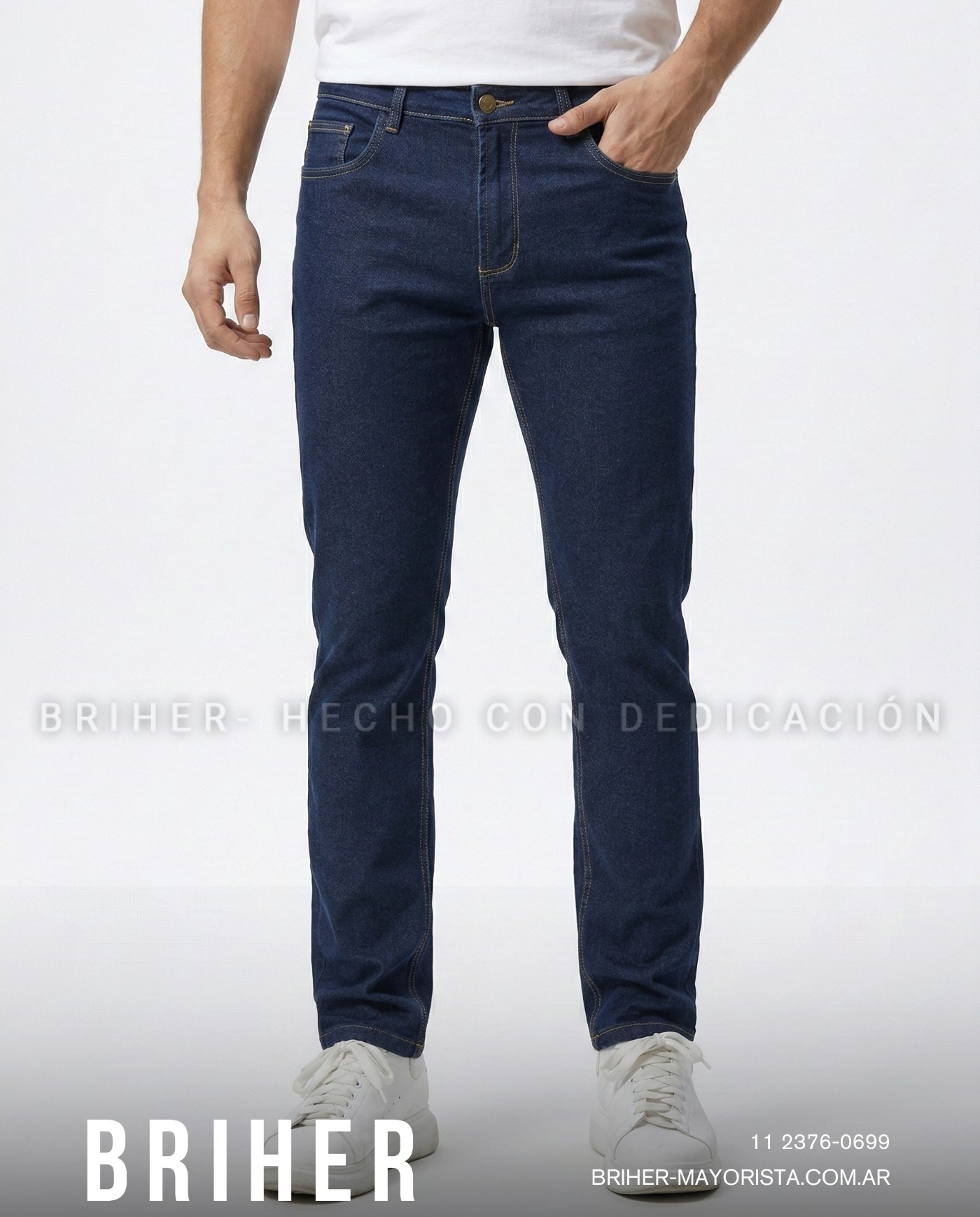 Pantalon Ajustado Jean Elastizado "pablo" - Imagen 3
