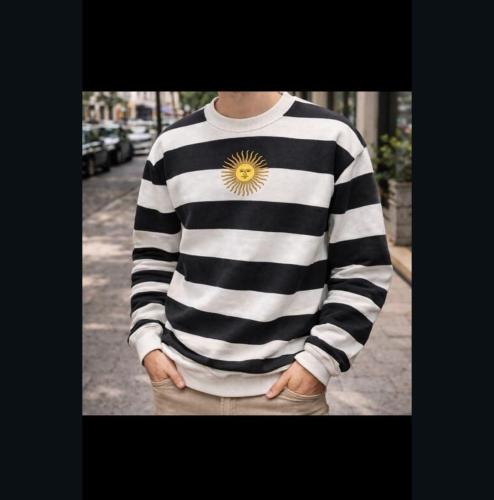 Buzos Rayados de Friza  con Sol Bordado Unisex - Miniatura 2