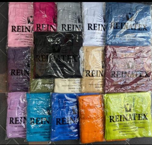 Cortinas Madras Lisas 1.35 X 2 Mtr - Miniatura 6