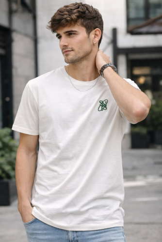 Remera Hombre Bordada Initial