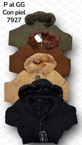 Campera Puffer con Piel Solo con Pedidos Previos