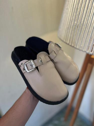 Zueco Mujer Cerrado Hebilla Western Suela Plana Plataforma - Miniatura 6