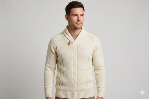 Sueter Cuello Smoking con Boton