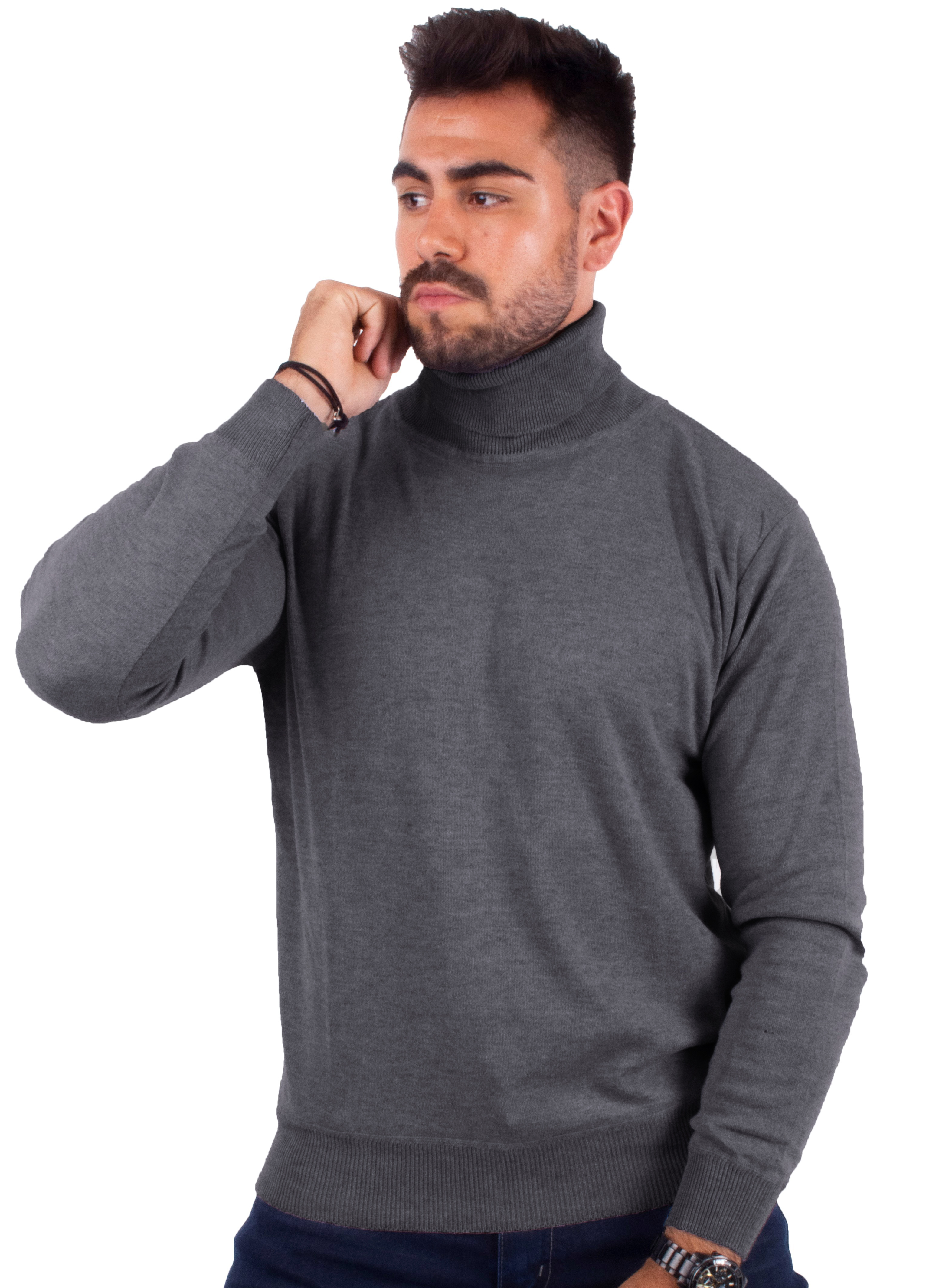 Polera de Hilo - Polera%20Hombre%20Sweater%20Importado%20Liviano%20Excelente%20Calidad%20GRIS%20OSCURO%202.jpg