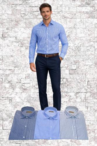 Camisa Rayas Rigidas