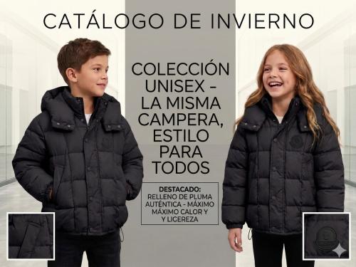 Campera  con Plumas