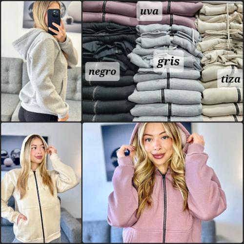 Campera Básica de Friza Peinada  Premium - Miniatura 2