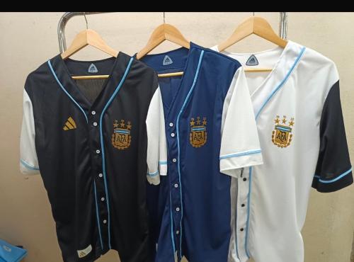  Camiseta de Beisbol Argentina    Modelo Estilo Béisbol - Miniatura 2